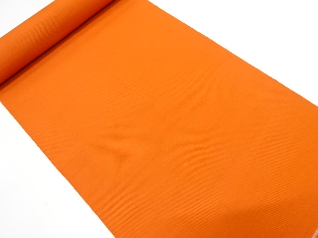 JAPANESE KIMONO / ANTIQUE BOLT FOR HASSUN OBI / SILK / TSUZURE / PLAIN